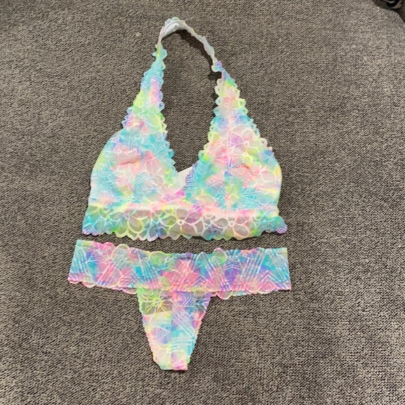 PINK Victoria's Secret Other - Pink Victoria secret matching bralette and thong